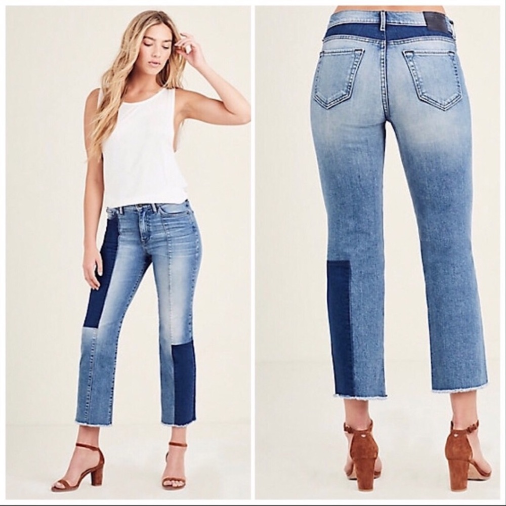 True Religion Cora cropped jeans